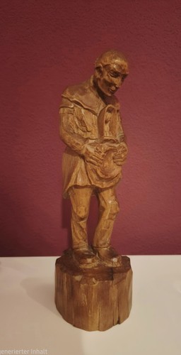 Betender bergmann schnitzerei - betender,