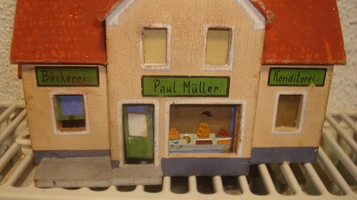 Altes miniatur haus bäcker - altes,