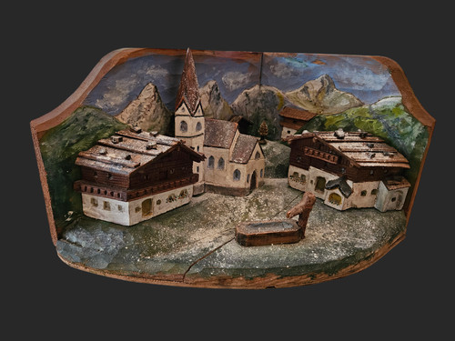Alte krippenlandschaft 1930 - um,