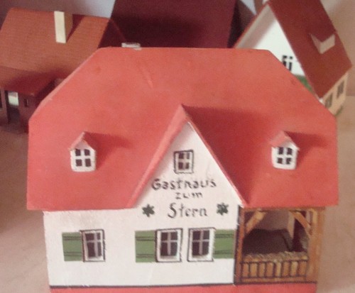 Altes miniatur haus gasthaus - haus,