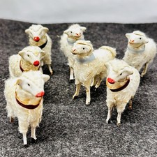 Erzgebirge 7 alte Wollschafe