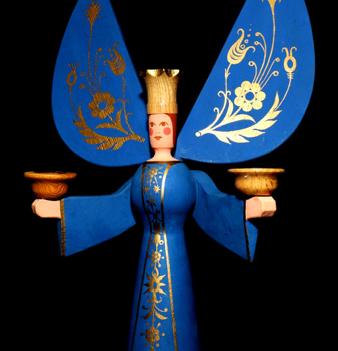 Alter engel lichterengel blau - engel,