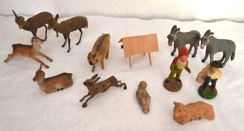 Konvolut alte massefiguren - konvolut,