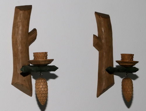 Stück alte leuchter mit - leuchter,