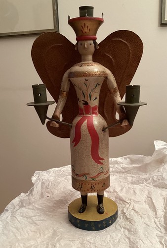 Lichterengel mit blechflügel - mit,